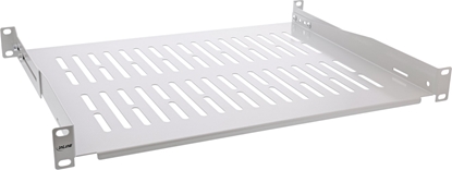 Picture of InLine InLine® 19" shelf, 350mm, 50kg, 1U, RAL 7035 grey
