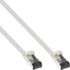 Attēls no InLine InLine® Flat patch cable, U/FTP, Cat.8.1, TPE halogen free, white, 3m