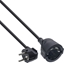 Изображение InLine InLine® Power Extension Cable angeld Type F black 3m
