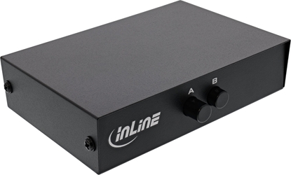 Изображение InLine InLine® Serial switch manual 2-port, RS232, 9-pin Sub-D
