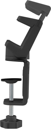 Изображение InLine InLine® Table clamp for socket strip, rotatable, screw clamp, black