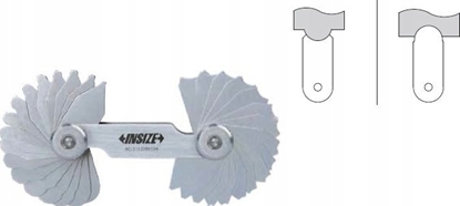 Attēls no Insize WZORZEC LUKOW KOL. MWKc/A2 7,5-15MM.PROMIENIOMIERZ