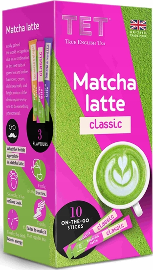 Picture of Instant tea drink True English Tea Matcha Latte Classic, 10 pcs.