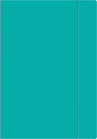 Picture of Interdruk Teczka z gumk A4+ Fluo turkusowa (10szt)