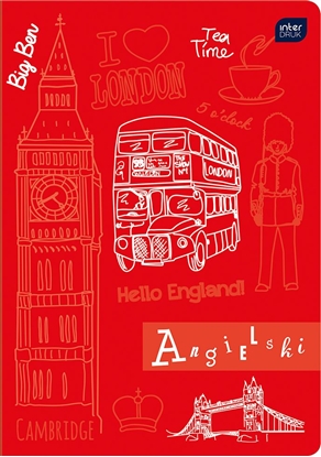 Picture of Interdruk Zeszyt A5 60 # Angielski Hybrid FSC Mix Credit