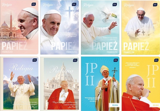 Picture of Interdruk Zeszyt A5/60K kratka JPII/Franciszek (10szt)