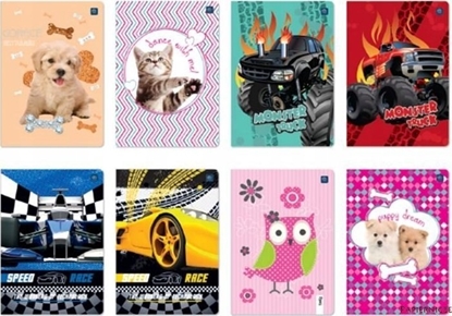 Picture of Interdruk Zeszyt Interdruk One Color A5/60k kratka