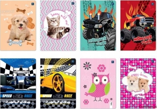 Picture of Interdruk Zeszyt Interdruk One Color A5/60k kratka