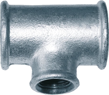 Изображение Invena Trójnik redukcyjny ocynkowany 6/4 x 1 x 6/4" (OZT247)