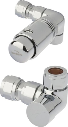Изображение Invena Zestaw termostatyczny osiowy chrom (CD-25-015)