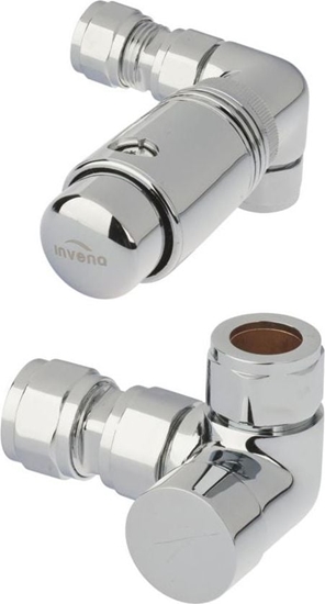 Изображение Invena Zestaw termostatyczny osiowy chrom (CD-25-015)