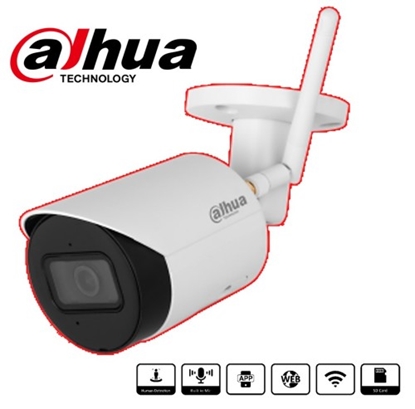 Attēls no IP videonovērošanas kamera IR BULLET WIFI 4MP 2.8mm IPC-HFW1430DS-SAW-0280B