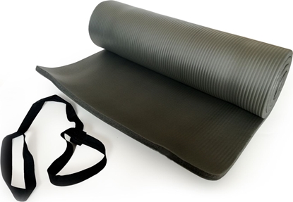 Изображение YakimaSport Mata treningowa NBR PRO 180 cm x 60 cm x 1 cm czarna