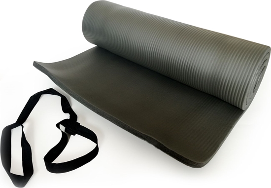 Изображение YakimaSport Mata treningowa NBR PRO 180 cm x 60 cm x 1 cm czarna