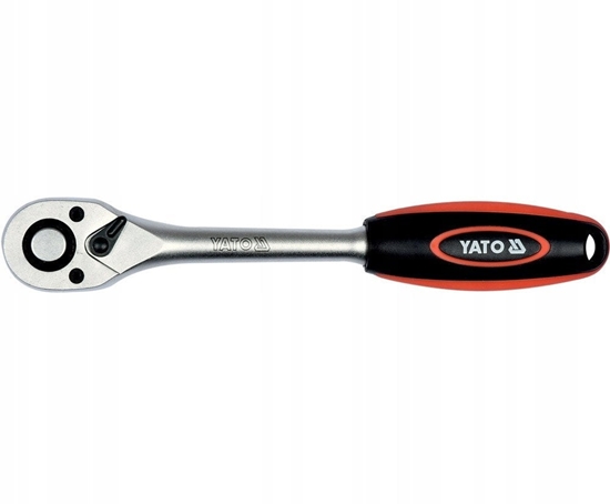 Picture of YATO GRZECHOTKA PROSTA Z PLASTIKOW RKOJECI 3/8" 90T