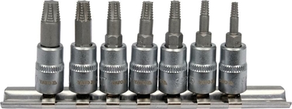 Изображение Yato YATO KLUCZE SPIRALNE DO OBROBIONYCH RUB 1/4" kpl. 7el.