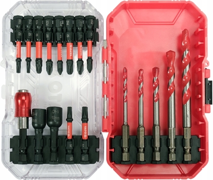 Picture of YATO ZESTAW KOCÓWEK UDAROWYCH RUBOKRTOWYCH 18szt.