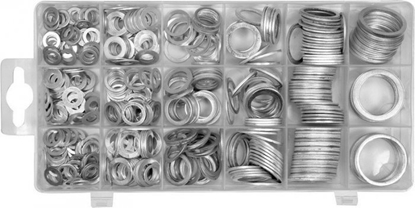 Picture of Yato ZESTAW PODKADEK ALUMINIOWYCH 450 SZT. MIX ROZMIARÓW (1 KPL)