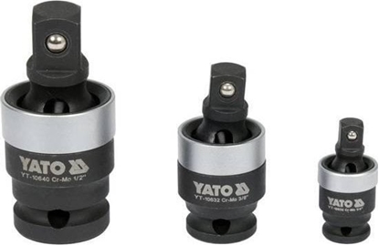 Picture of Yato ZESTAW PRZEGUBÓW UDAROWYCH 1/4'', 3/8'', 1/2'' (1 KPL)