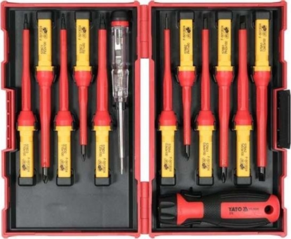 Attēls no Yato Zestaw wkrtaków izolowanych 13el. VDE YT-28295