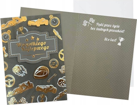 Picture of Yeku Karnet B6 Urodziny (mskie, wy¶cig)