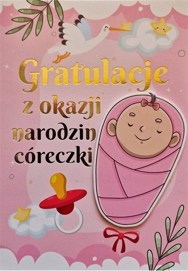 Picture of Yeku Karnet Narodziny dziewczynka