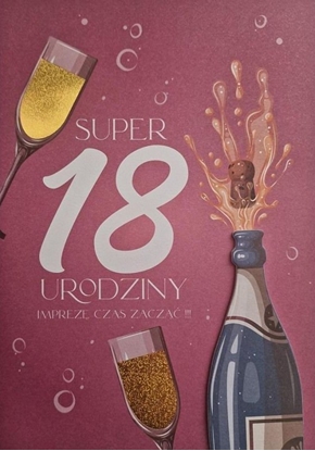 Изображение Yeku Karnet Urodziny 18 damskie