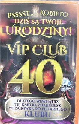 Picture of Yeku Karnet Urodziny 40 damskie