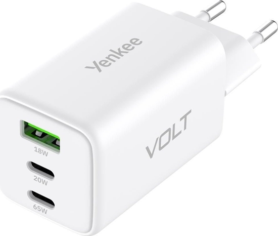 Picture of Yenkee VOLT Charger 3xUSB / 65W -YAC G65