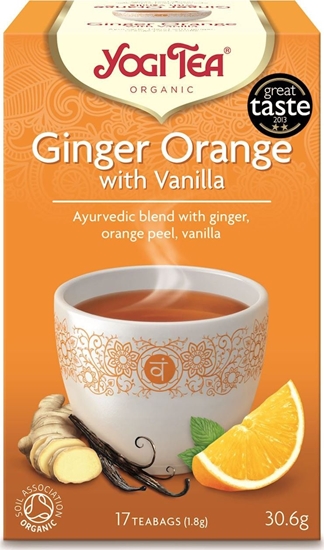 Picture of Yogi Tea Yogi Tea Ginger Orange Herbatka imbirowo-pomaraczowa z wanili - 17 saszetek