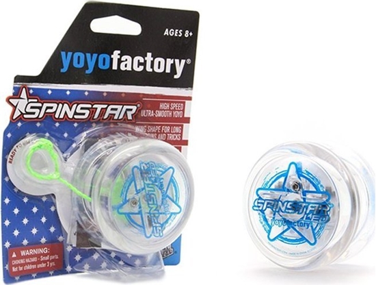 Picture of YoYoFactory Yoyo wiecce YoYoFactory Spinstar LED Clear Body Niebieskie