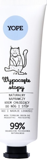 Изображение Yope Yope, Naturalny naprawczy krem chodzcy do nóg i stóp, 75 ml