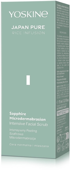 Picture of YOSKINE Japan Pure Rice Infusion Intensywny mikropeeling szafirowy 75 ml