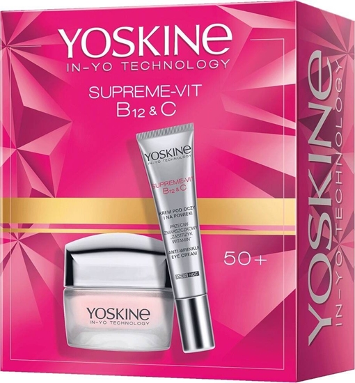 Picture of Yoskine Supreme-Vit B12 + C 50+ zestaw krem na dzie 50ml + krem pod oczy i na powieki 15ml