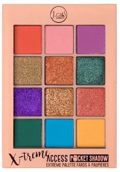 Picture of J.CAT BEAUTY_X-Treme Access Pocket Shadow paleta cieni do oczu 103 Pops of Paparazzi 10g