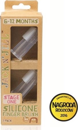 Attēls no Jack NJill Jack N'Jill Szczoteczka Silikonowa x 2 + Etui
