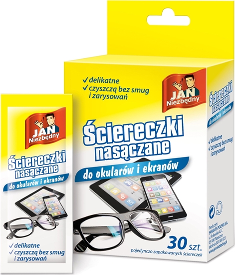 Picture of JAN Niezbdny JN ciereczki nasczane do okularów 30sz - 8571021508