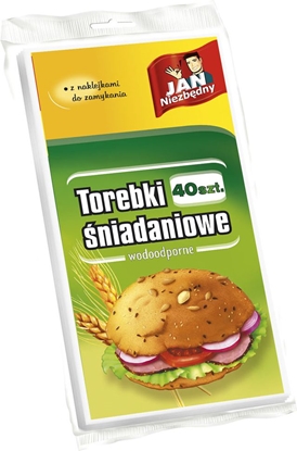 Attēls no JAN Niezbdny Torebki niadaniowe papierowe 40szt (8571014925)