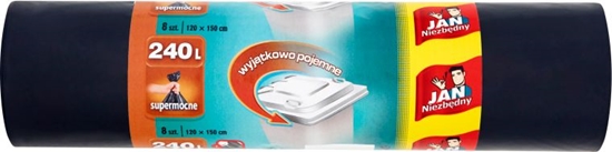 Изображение JAN Niezbdny Worki LD czarne 240L 8 szt