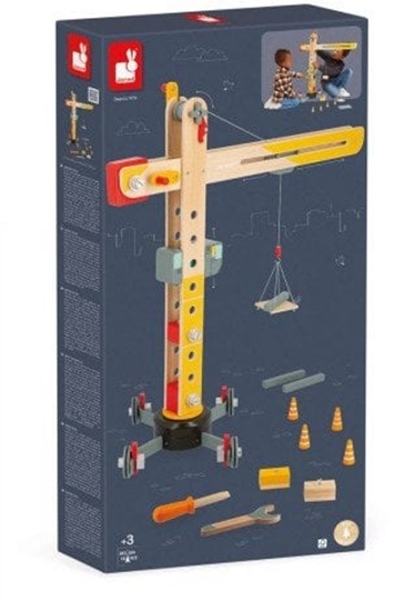 Picture of Janod Duy Drewniany Dwig Do Skadania z Narzdziami