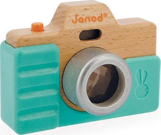 Picture of Janod Janod Drewniany aparat fotograficzny z dwikiem i lamp byskow 18 m+