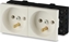 Picture of Javel Gniazdo 2M elektryczne podwójne