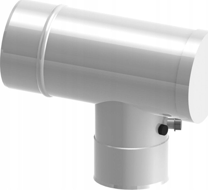 Picture of Jeremias Trójnik 87° - rewizyjny z krócami pomiarowymi 60/100 z uszczelk