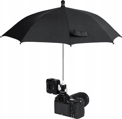 Изображение JJC Parasolka Parasol Osona Na Deszcz Sanki Iso Gwint 1/4"" Do Aparatu Kamery / Cu-xlm2