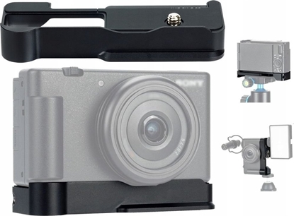 Изображение JJC Uchwyt Szyna Klatka Video 4x 1/4'' + Stopka ISO do Sony ZV-1F
