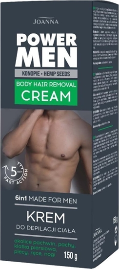 Picture of Joanna Joanna Power Men krem do depilacji ciaa 150g -SM