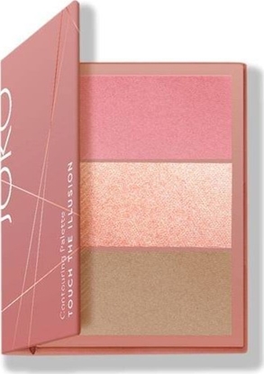 Picture of Joko Touch The Illusion Contouring Palette paletka do konturowania twarzy 3w1 01 Pink 3x3.5g