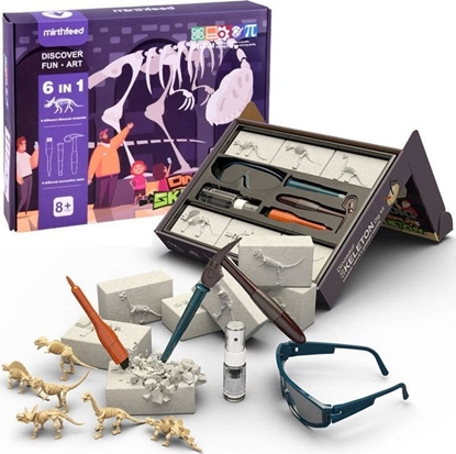 Picture of Jokomisiada Wykopaliska Dinozaury Tyranozaur Rex 6w1 ZA4393