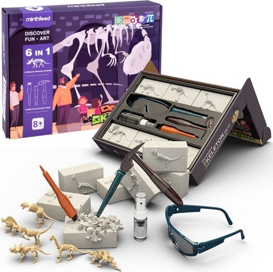 Picture of Jokomisiada Wykopaliska Dinozaury Tyranozaur Rex 6w1 ZA4393