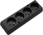 Picture of Jonex Gniazdo przenone czterokrotne 16A 2P+Z 250V czarne GN-470